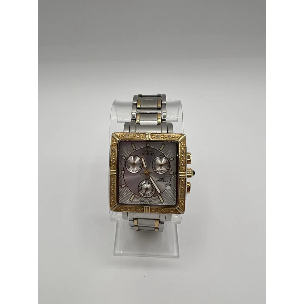 INVICTA Woman’s Wristwatch Wildflower Swiss Chronograph Watch, Rose Gold/Silver